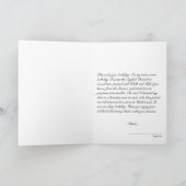 Verjaardag one-upper card kaart (Binnen)