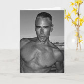 Verjaardag one-upper card kaart (Gele Bloem)