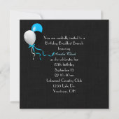 Verjaardag Ontbijt Brunch Kaart (Achterkant)