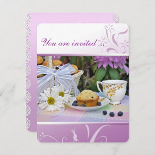 Verjaardag Ontbijt Brunch Uitnodigen Kaart