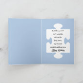 Verjaardag ontbrekend puzzelstukje kaart (Binnen)