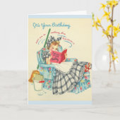  verjaardag - Ontspan en geniet van uw dag, Kaart (Gele Bloem)