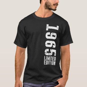 Verjaardag ontwerp limited edition en vintage 1965 t-shirt