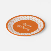 Verjaardag ontwerper papieren bordje (Gekanteld)