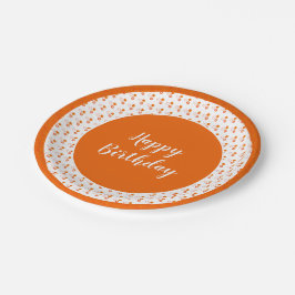 Verjaardag ontwerper papieren bordje
