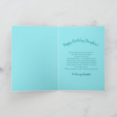 Verjaardag - Onze Dochter - Gepareld Ovaal met Kaart (Binnen)