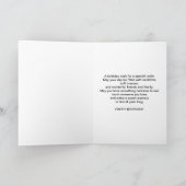 Verjaardag, oom, strand, heuvels, vogels, oceaan kaart (Binnen)