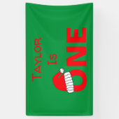 Verjaardag op 1 december spandoek (Verticaal)