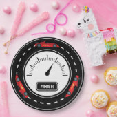 Verjaardag op de autobaan papieren bordje (Feest)