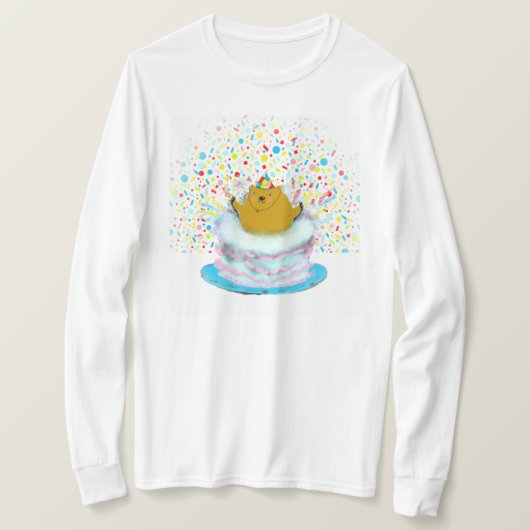 Verjaardag op Groundhog Day T-shirt (Design voorkant)