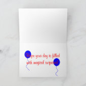 Verjaardag op kerstavond Wenskaart Feestdagen Kaart (Binnen)