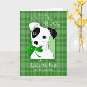 Verjaardag op St. Patrick de Hefboom Russell Kaart (Gele Bloem)