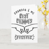 Verjaardag - Opa & me, Beste Vrienden voor altijd Kaart (Gele Bloem)