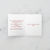 Verjaardag opnieuw gepland kaart (Binnen)