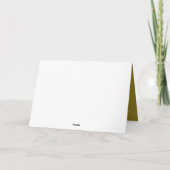 Verjaardag Oranje Rode Dahlia Bloem Groene Achterg Kaart (Achterkant)