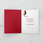 Verjaardag oud lap pop voor oma kaart (Binnen)