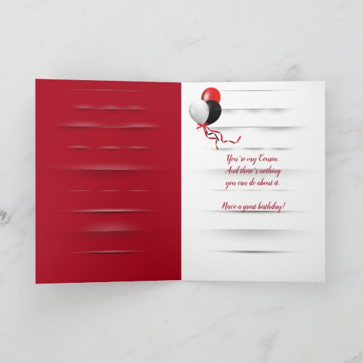 Verjaardag oude Rag Doll voor neef Kaart (Binnen)