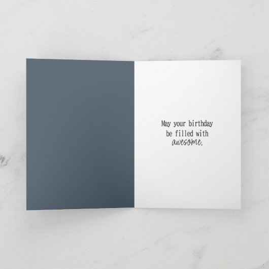 Verjaardag oude zeeman roken een pijp kaart (Binnen)