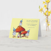 Verjaardag ouder worden, Fantasy Art: Schattigee G Kaart (Gele Bloem)