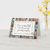 Verjaardag Ouder worden Humor Cat Quilt Kaart (Gele Bloem)