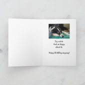 Verjaardag Ouderdom Humor Border Collie Dog Pet Kaart (Binnen)