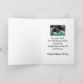 Verjaardag Ouderdom Humor Border Collie Old Dog Pe Kaart (Binnen)