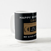 Verjaardag Over De Heuvel Nostalgisch Koffiemok (Voorkant links)