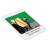 Verjaardag over de Hill Humor Magnet Gift Magneet (Rechterzijde)