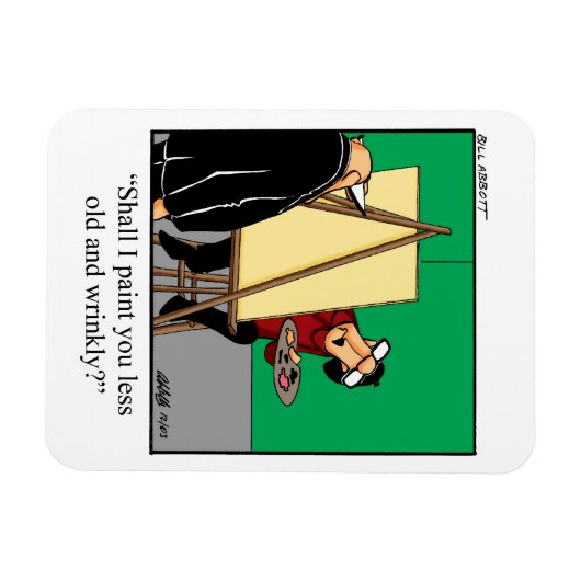 Verjaardag over de Hill Humor Magnet Gift Magneet (Horizontaal)