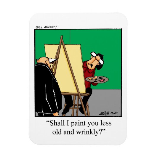 Verjaardag over de Hill Humor Magnet Gift Magneet (Verticaal)