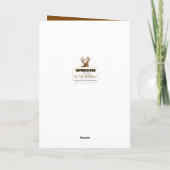 Verjaardag pa Large Buck Sunset Natuur Scene Kaart (Achterkant)