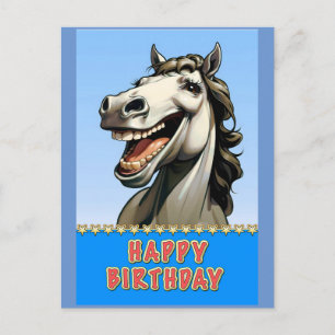 verjaardag paard briefkaart