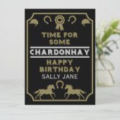 Verjaardag paardrijden (Staand voorkant)