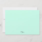 Verjaardag Paarse en Roze Lillies Uitnodiging (Achterkant)