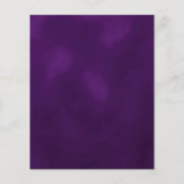 Verjaardag paarse gouden sterren uitnodiging (Achterkant)