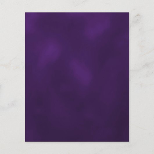 Verjaardag paarse gouden sterren uitnodiging (Achterkant)