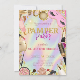 Verjaardag Pamper Party Kaart