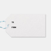 Verjaardag Panda's Cadeaulabel (Achterkant Horizontaal)