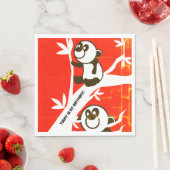 Verjaardag Panda's Servet (Insitu)