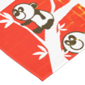 Verjaardag Panda's Tafelkleed (Gekanteld)