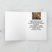 Verjaardag Pap Schattige Tijger Dier Kaart (Binnen)