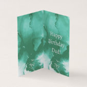 Verjaardag papa van de tweeling kaart (Binnen)