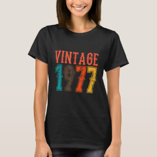Verjaardag Papa Vintage 1977 T-shirt