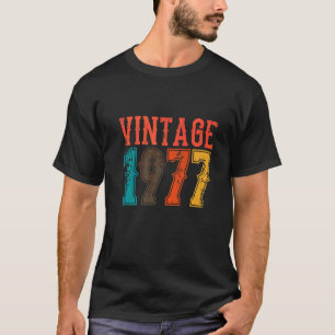 Verjaardag Papa Vintage 1977 T-shirt