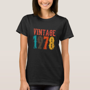 Verjaardag Papa Vintage 1978 T-shirt