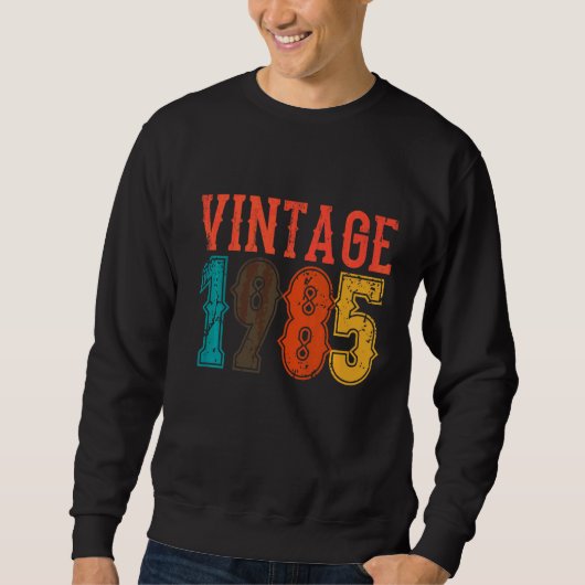 Verjaardag Papa Vintage 1985 Trui (Voorkant)