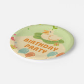 Verjaardag papieren borden bordje (Gekanteld)