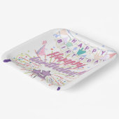 verjaardag papieren bordje (Gebogen)