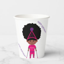 Verjaardag Papieren Cups Maat: 8oz Papieren Cup, L