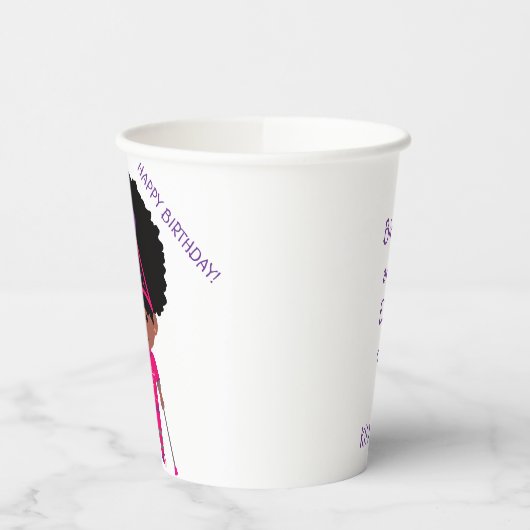 Verjaardag Papieren Cups Maat: 8oz Papieren Cup, L Papieren Bekers (Links)